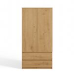 Malwa SS-90 Two-Door Wardrobe in Artisan Oak - Image 4