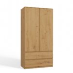 Malwa SS-90 Two-Door Wardrobe in Artisan Oak - Image 6