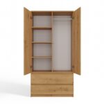 Malwa SS-90 Two-Door Wardrobe in Artisan Oak - Image 9