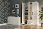 Wardrobe Remos 120 White - Image 4
