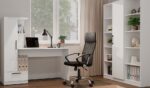 Cosmo Desk & Bookcase Set – White - Image 3