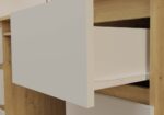Kuba Writing Desk – Oak & White Finish - Image 8