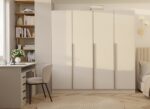 Wardrobe Soria 200 4-Door Beige - Image 7