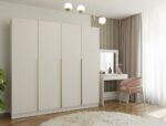 Wardrobe Soria 200 4-Door Beige - Image 2