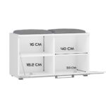 Opira White Shoe Unit - Image 8
