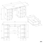 Kuba Workstation with Overhead Shelf – White - Image 6