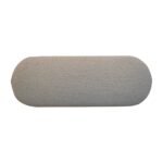 Boucle Hallway Bench - Cream Cotton Upholstery - Nordic Style - W92cm - Image 7