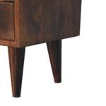 Mini Classic Bedside Table 30cm Compact Solid Mango Wood - Image 6