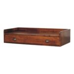 Belmont Wall-Mounted Console Shelf - Chestnut - Floating - W80cm - Image 3