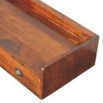 Belmont Wall-Mounted Console Shelf - Chestnut - Floating - W80cm - Image 5