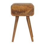 Avora Mini Bedside Table - Oak-ish Finish - 1 Drawer - W30cm - Image 8