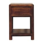 Regency Nightstand 1-Drawer 45cm Solid Mango Wood Chestnut - Image 7