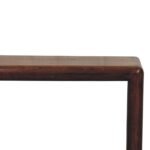 Regency Bench Hallway 105cm Solid Mango Wood Chestnut Finish - Image 3