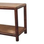 Regency Bench Hallway 105cm Solid Mango Wood Chestnut Finish - Image 4