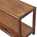 Regency Bench Hallway 105cm Solid Mango Wood Chestnut Finish - Image 5
