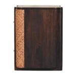 Havana Bedside Table - Cane Rattan Front - Velvet Mocha - W50cm - Image 7