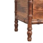 Bamboo Frame Nightstand - Roasted Almond Finish - Solid Wood - H58cm - Image 6