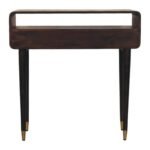 Apollo Loop Console Desk - Velvet Mocha - Mid-Century Style - W90cm - Image 8