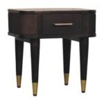 Belmont Bedside Table - Velvet Mocha - Solid Mango Wood - W45cm