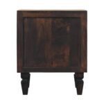 Belmont 2-Drawer Nightstand - Velvet Mocha Finish - Solid Wood - H55cm - Image 8