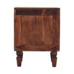 Harper Nightstand - Amber Oak Finish - Solid Mango Wood - W42cm - Image 8