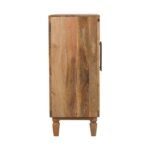 Marbella Storage Cabinet - Golden Teak - 3D Carved Wood - W85cm - Image 7
