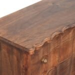 Camille Chest of Drawers - Roasted Almond Finish - Solid Wood - W85cm - Image 4