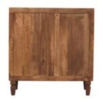 Arno Chest of Drawers 83cm Solid Mango Wood Teak Finish - Image 8