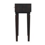 Arno Console Table - Velvet Mocha - Solid Mango Wood - W80cm - Image 7