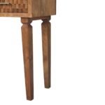 Arno Console Table - Golden Teak Finish - Solid Mango Wood - W80cm - Image 6