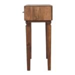 Arno Console Table - Golden Teak Finish - Solid Mango Wood - W80cm - Image 7