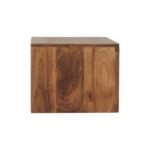 Arno Wall-Mounted Nightstand in Golden Teak Floating 45cm Solid Mango Wood - Image 7