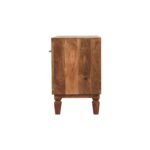 Arno Shoe Storage Bench 87cm Solid Mango Wood Golden Teak - Image 7