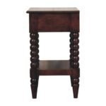 Vienna 1-Drawer Nightstand - Winewood Oak Finish - Solid Wood - H60cm - Image 7