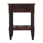 Vienna 1-Drawer Nightstand - Winewood Oak Finish - Solid Wood - H60cm - Image 8