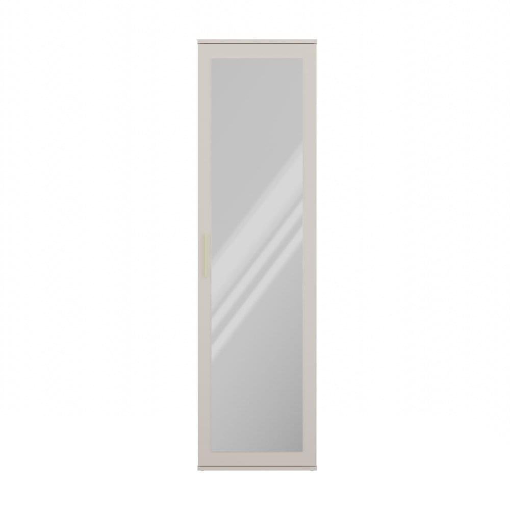 Duo Wardrobe with Mirror - Cashmere Beige - Image 4