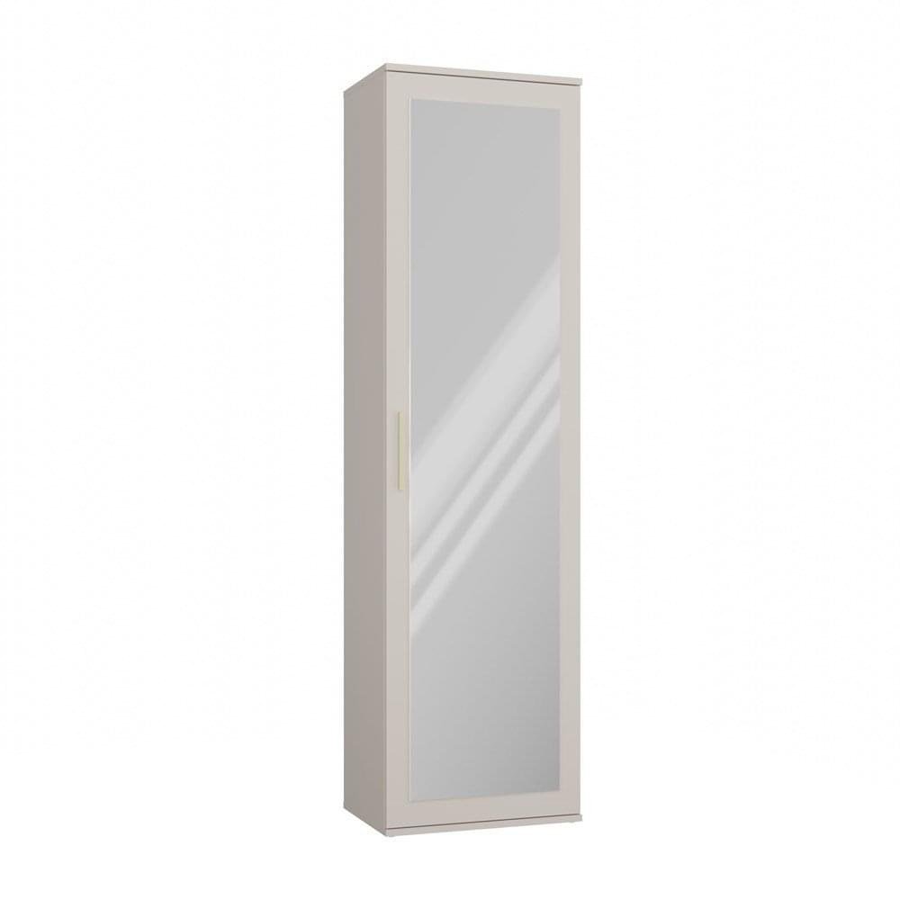 Duo Wardrobe with Mirror - Cashmere Beige - Image 8